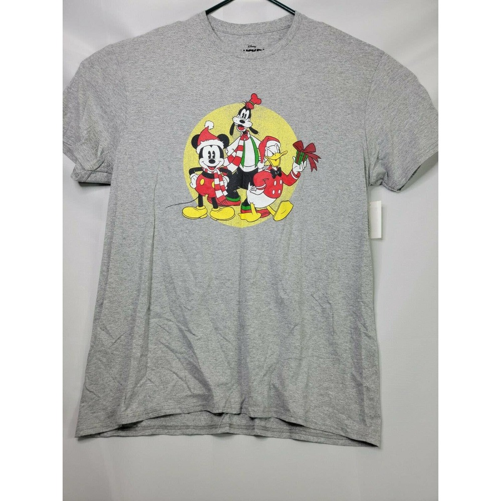Mickey And Friends Mens Grey T-shirt Size X-Large